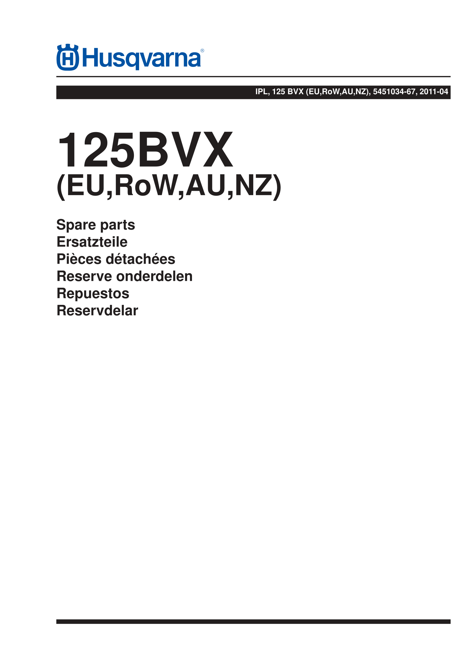 Husqvarna 125BVX (2011-04)