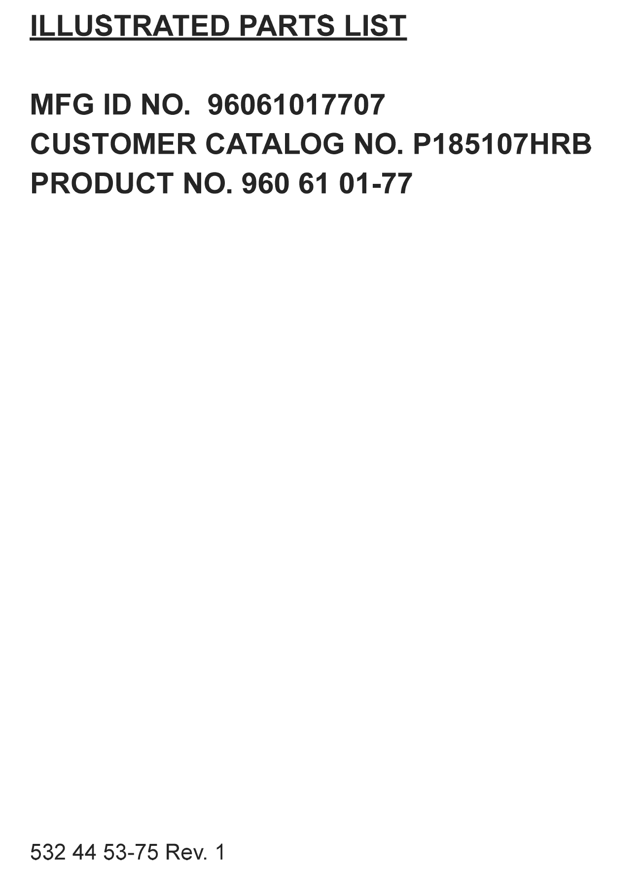 Partner P185107HRB (2011-08) (96061017707)