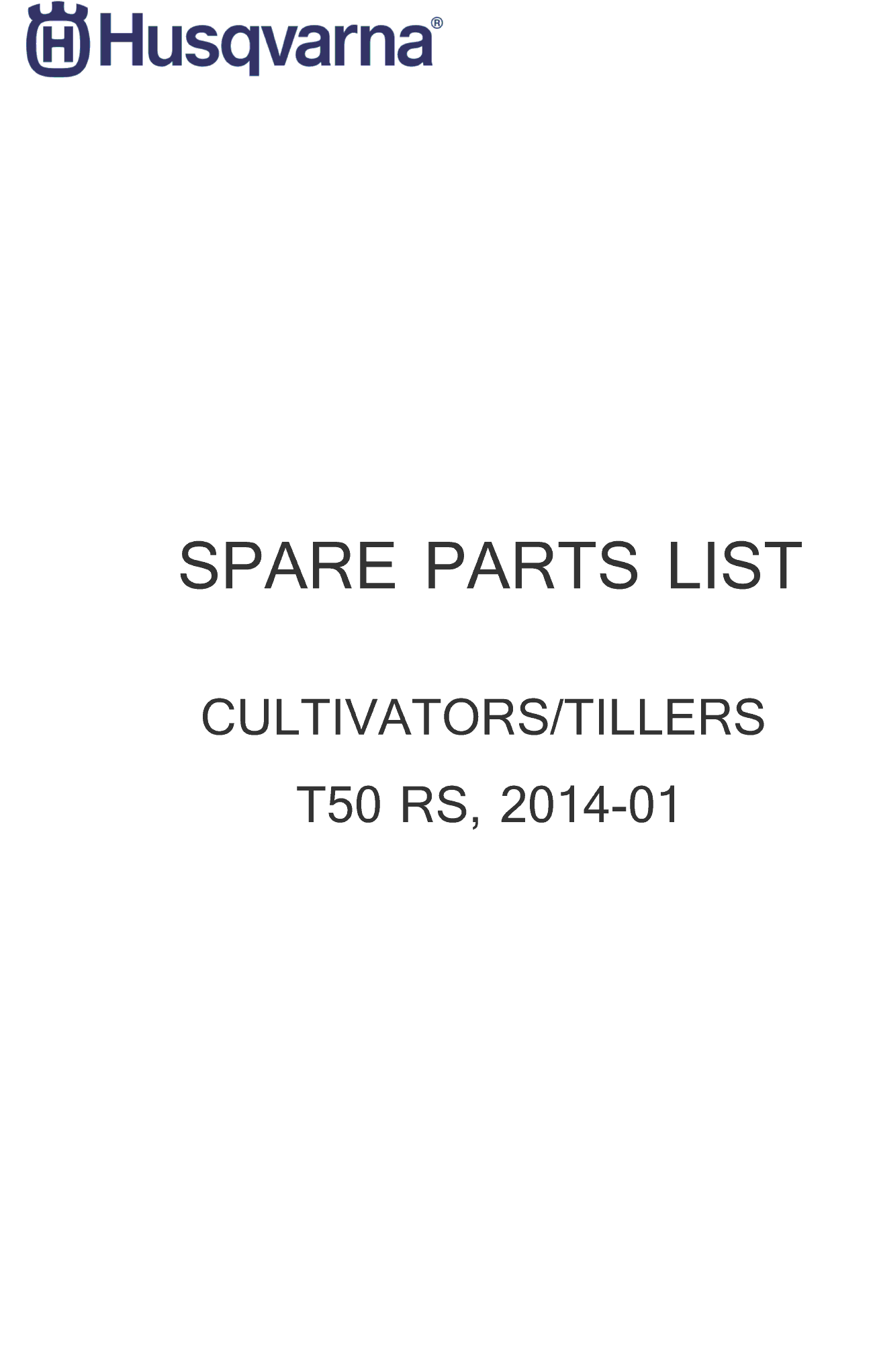 Культиватор T50RS (2014-01)