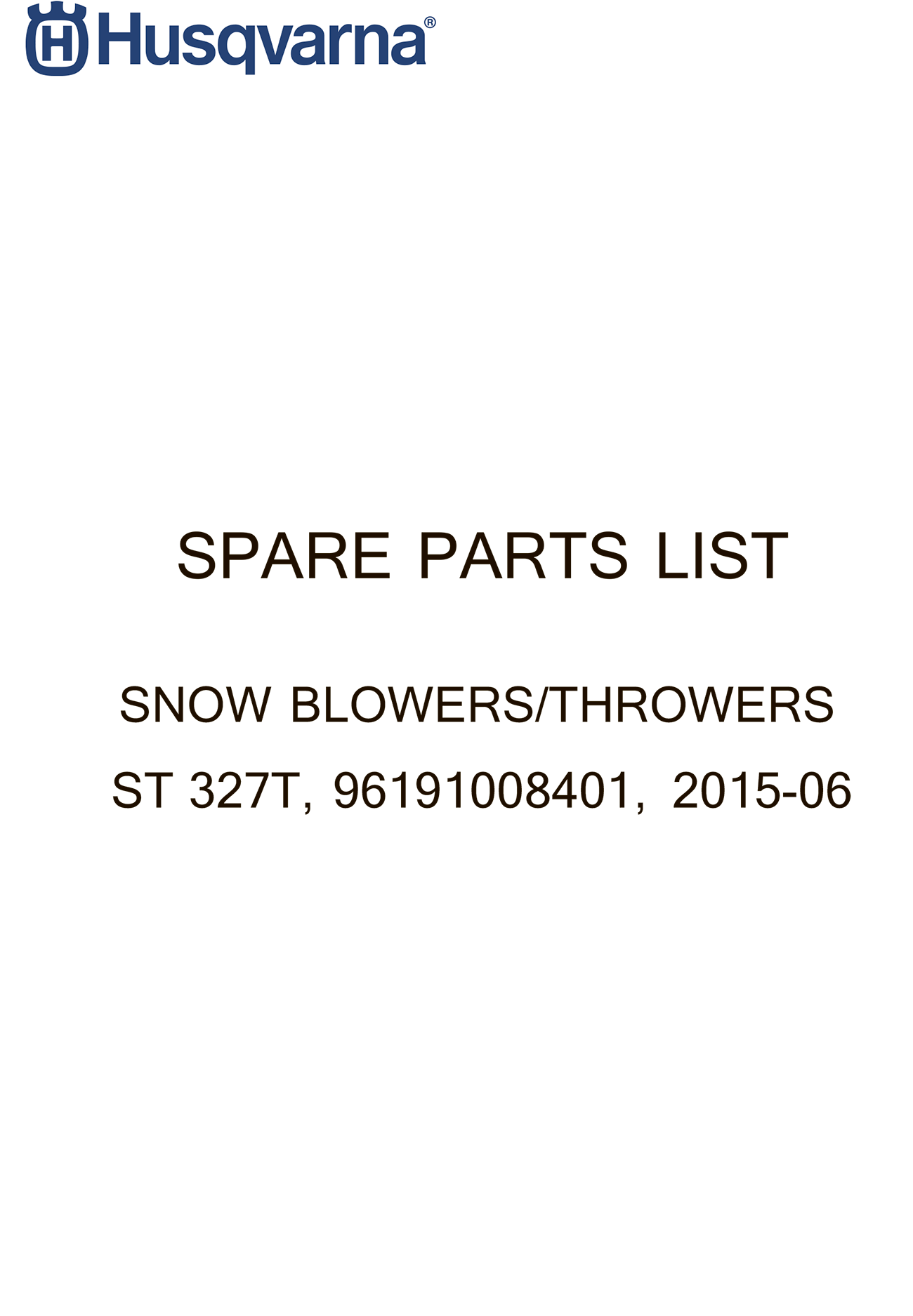 Снегоотбрасыватель ST327PT(2015-06) (PNC 96191008401)